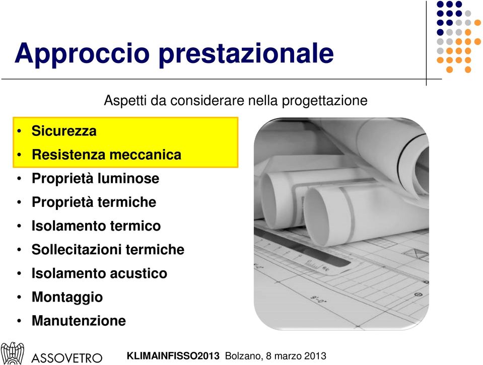 luminose Proprietà termiche Isolamento termico