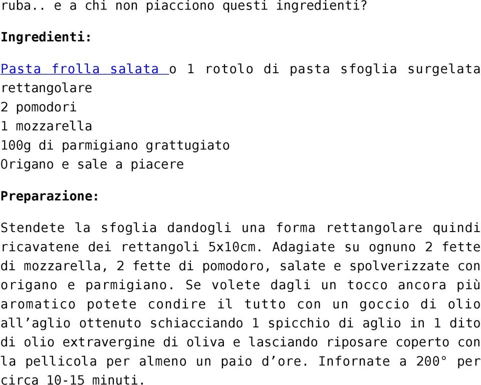 dandogli una forma rettangolare quindi ricavatene dei rettangoli 5x10cm.