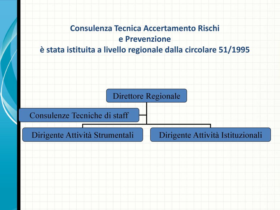 51/1995 Consulenze Tecniche di staff Direttore Regionale