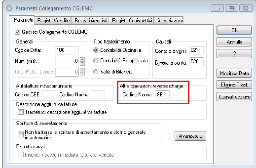 utilizzati nell applicativ dell Studi. Se per un cdice I.V.A. utilizzat in Gestinale 1 nn e presente alcuna transcdifica nella scelta Cdici I.V.A. Studi, il cdice I.V.A. di Gestinale 1 viene utilizzat direttamente in fase di Exprt dati.