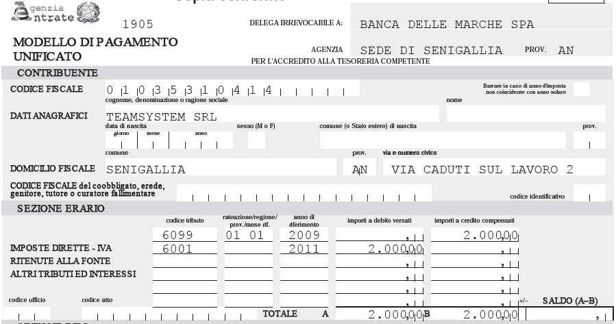 La società ha un credito IVA del periodo precedente (2009) ancora utilizzabile in F24 per 12.000,00 (15.000 3.000 ) ed un credito di 30.000 (relativo solo all anno 2010), di cui 10.