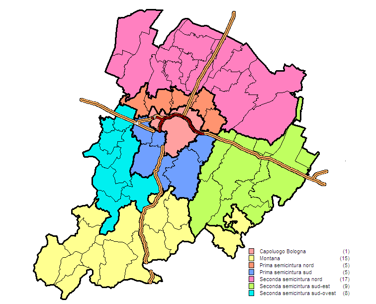 Mercato provinciale In questa seconda sezione viene analizzato l intero territorio della provincia di Bologna costituito da 60 Comuni.