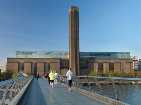 Mega Musei nelle Aree Urbane Tate Modern di Londra Riconversione di una centrale termoelettrica in