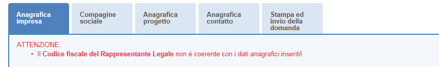 Sia nel campo Codice Ateco che nel campo Descrizione Ateco, il sistema prevede l autocompilazione, inserendo nel primo caso le prime due cifre del codice (Figura 110), nel secondo le prime quattro