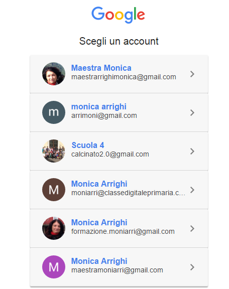 Come aggiungere un Account su Google La successiva volta che si clicca su Accedi si ottiene l