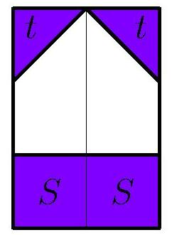 Area(B) = 2 T, Area(C) = 8 T, quindi Area(C) / Area(B) = 4