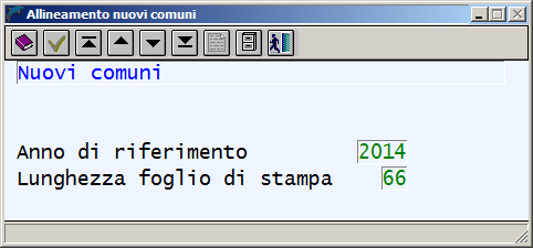 Nel caso il programma individui comuni da convertire, viene prodotta una stampa con le relative variazioni: Nello specifico, gli archivi interessati possono essere: UTENTI E ANAGRAFICHE 1)