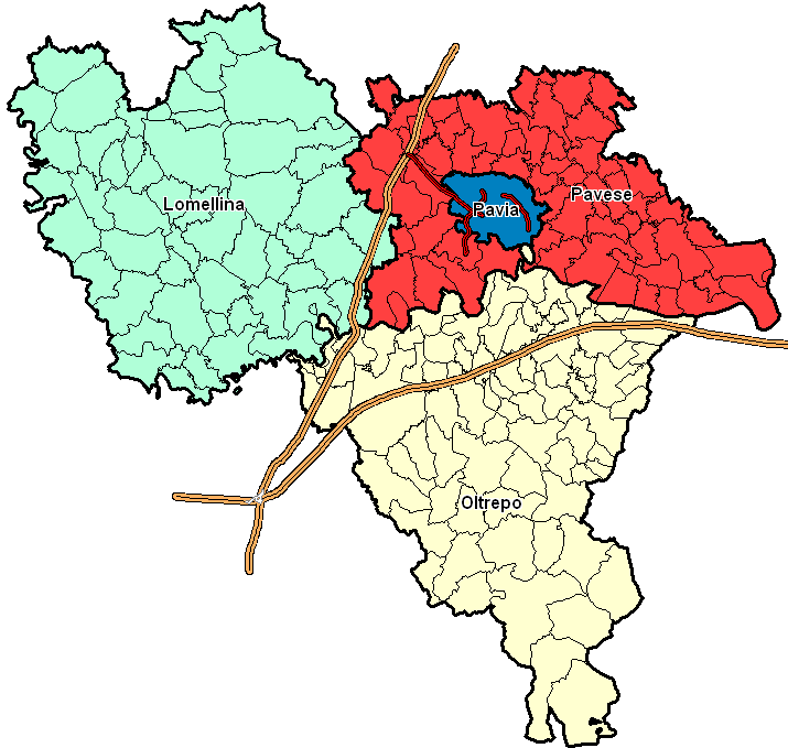 3 Mercato provinciale Figura 3: Macroaree provinciali Pavia Tabella 2: e variazioni % - macroaree provinciali Macroaree provinciali I sem 2014 Var % I sem