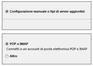 Di seguito la guida per la configurazione dei principali client di posta elettronica: Microsoft Outlook 2013 Dalla voce di menu File click su Aggiungi Account