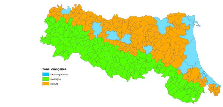 Gli obiettivi del Piano Regionale per Comune 70% 65% 79% 73% L