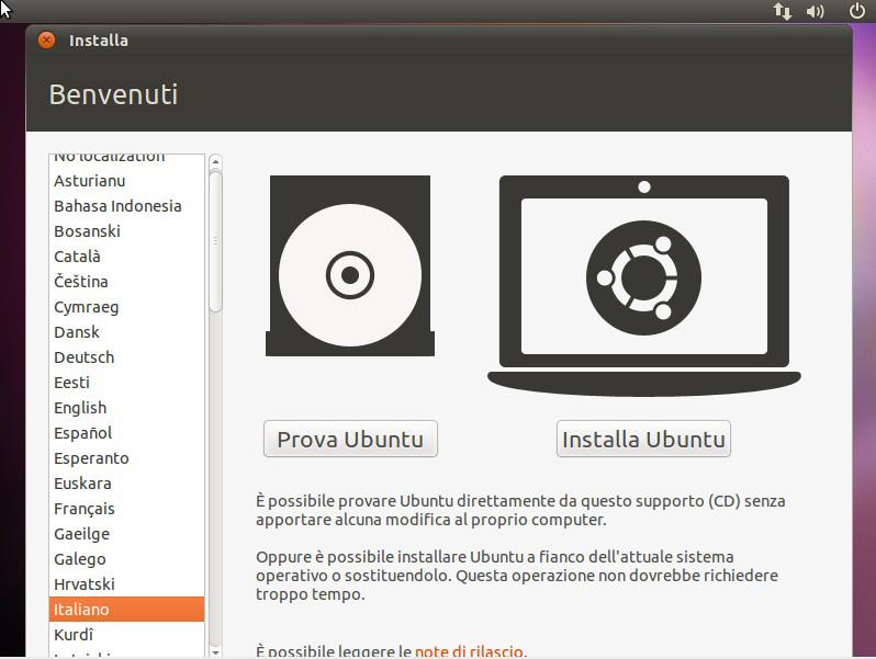 UBUNTU - Avvio