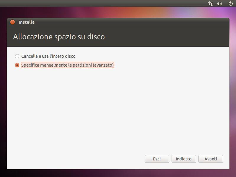 UBUNTU Scelta dello