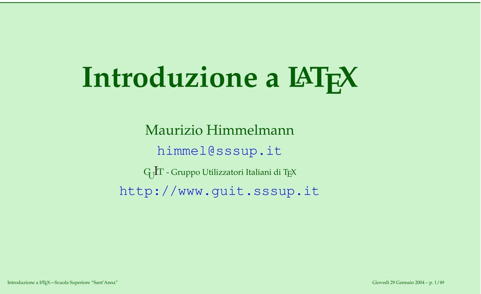 it g u It - Gruppo Utilizzatori Italiani di TEX