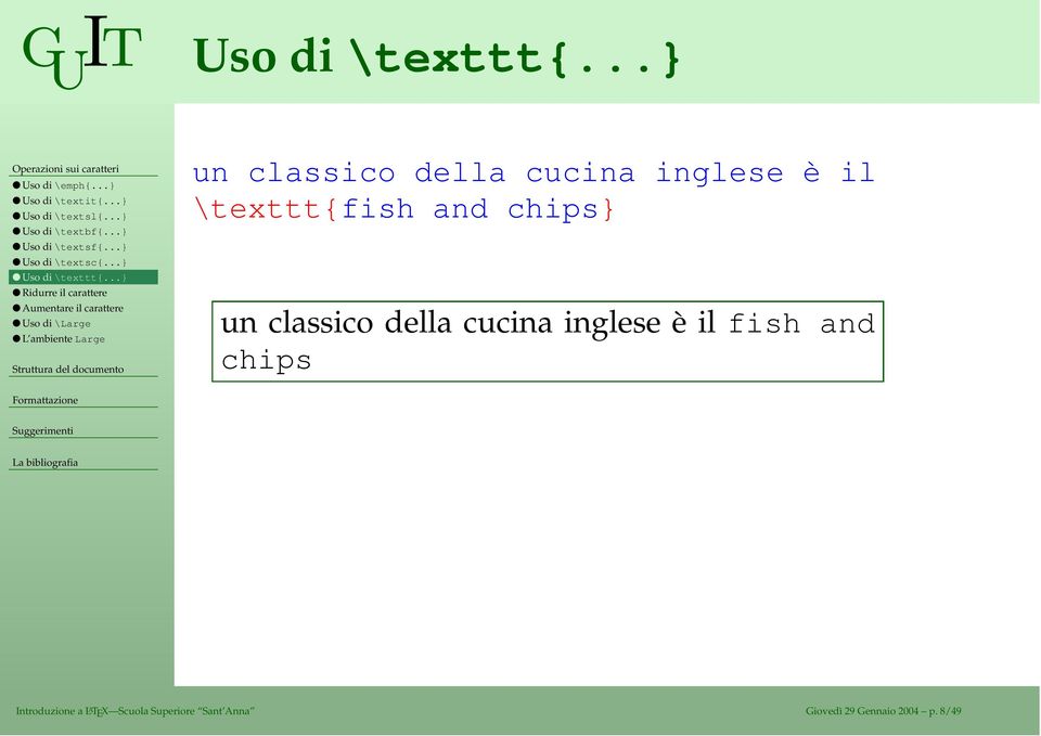 ..} Ridurre il carattere Aumentare il carattere Uso di \Large L ambiente Large un classico della cucina