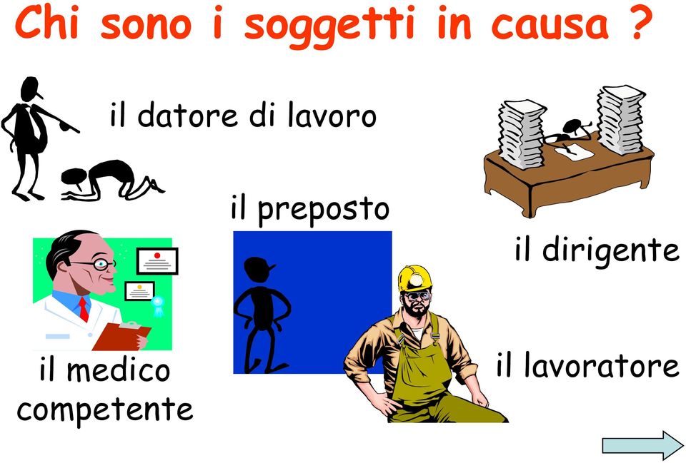 il datore di lavoro il