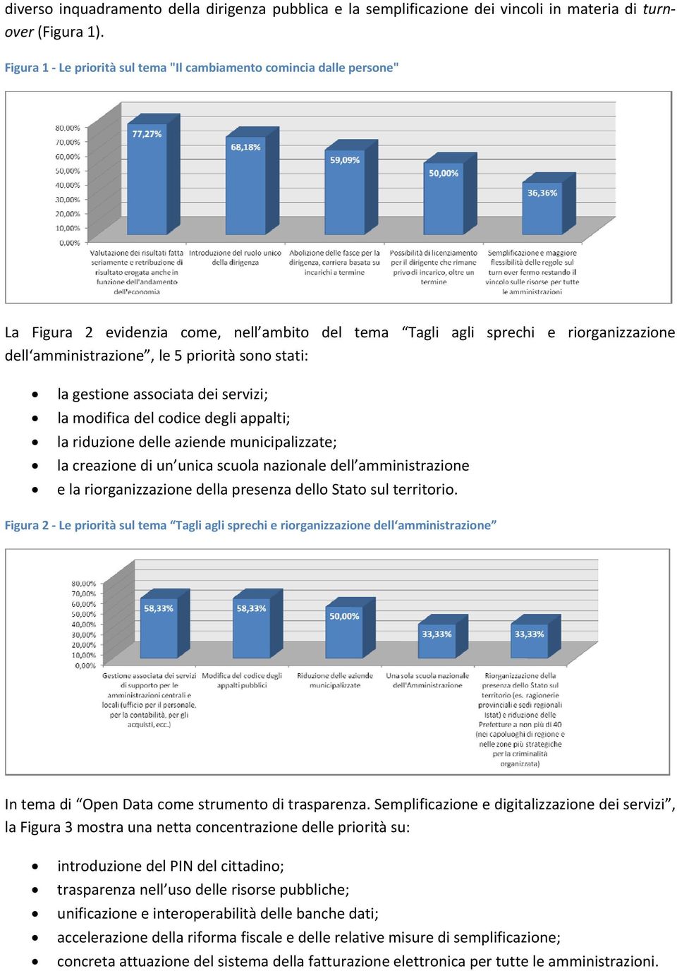 stati: la gestione associata dei servizi; la modifica del codice degli appalti; la riduzione delle aziende municipalizzate; la creazione di un unica scuola nazionale dell amministrazione e la