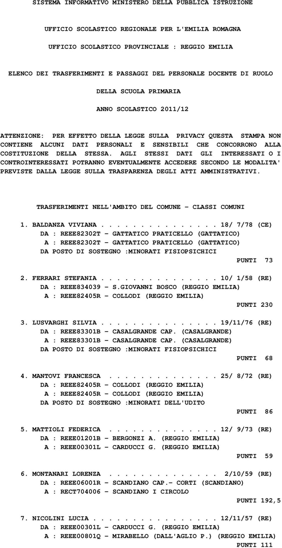 ALLA COSTITUZIONE DELLA STESSA.