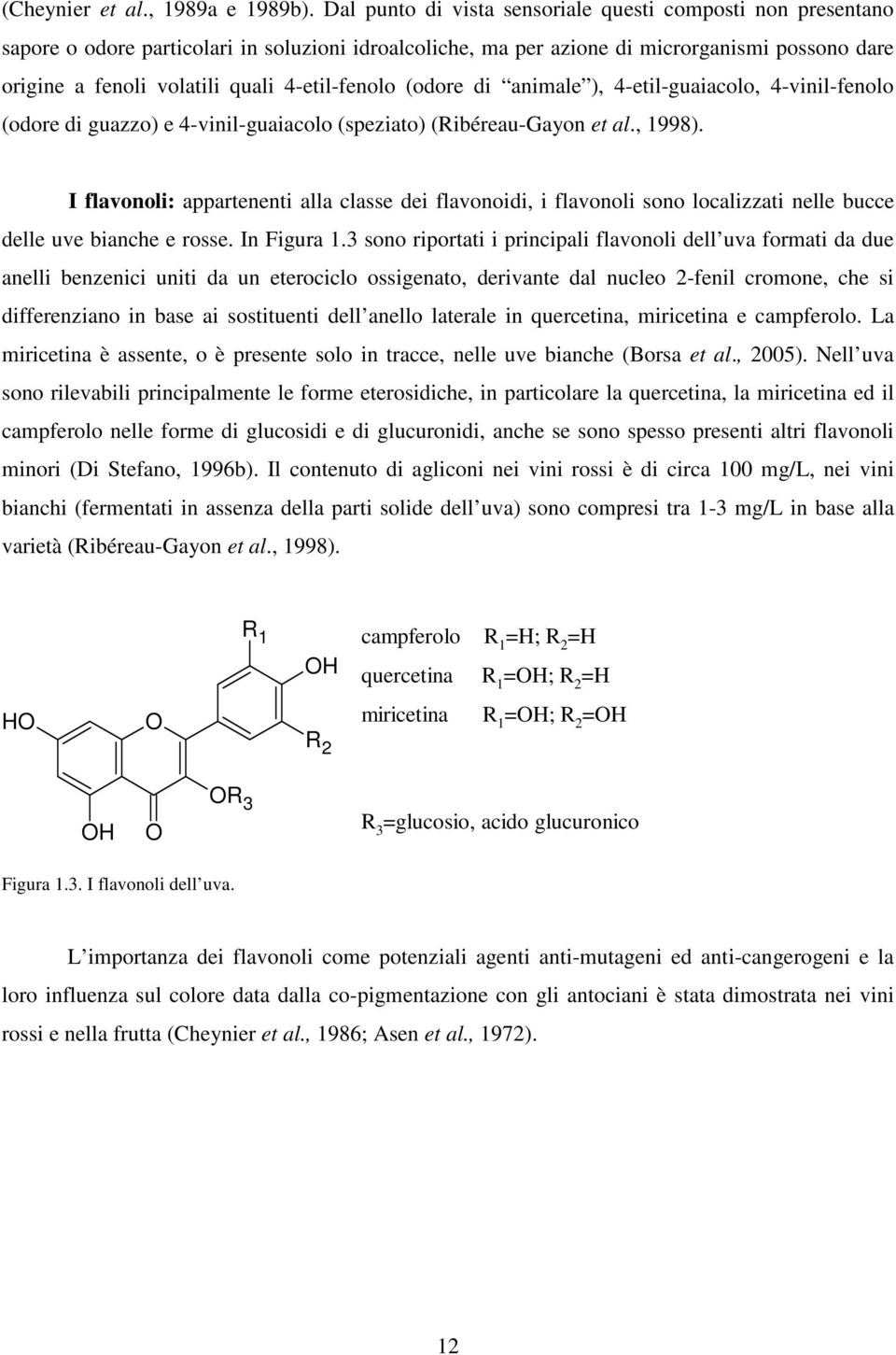 4-etil-fenolo (odore di animale ), 4-etil-guaiacolo, 4-vinil-fenolo (odore di guazzo) e 4-vinil-guaiacolo (speziato) (Ribéreau-Gayon et al., 1998).