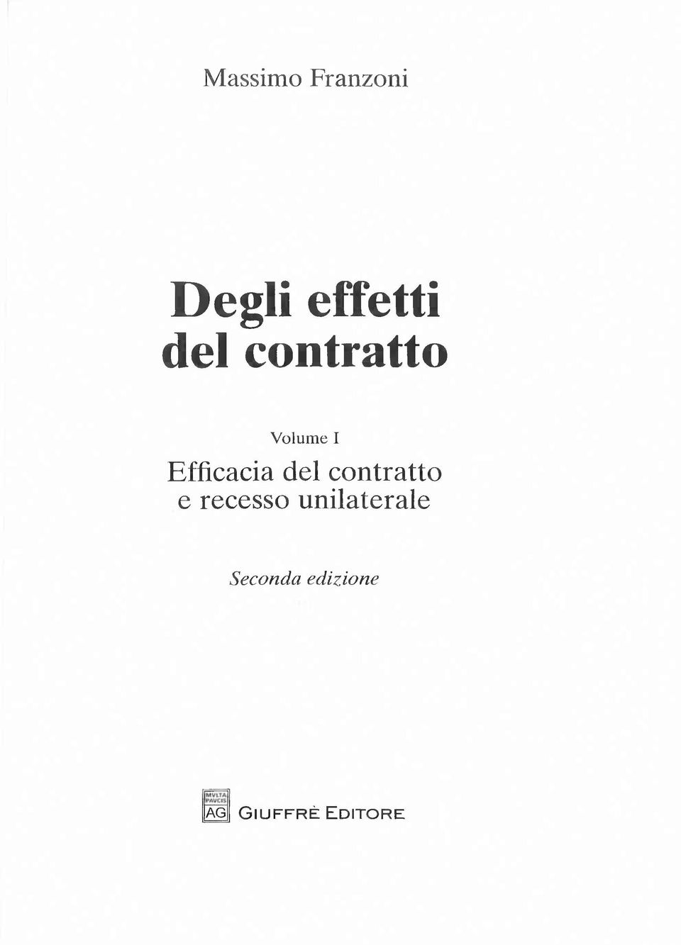 contratto e recesso unilaterale