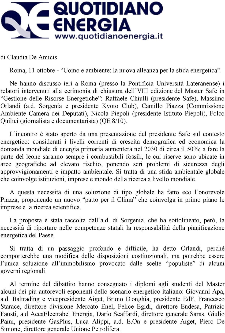 : Raffaele Chiulli (preside