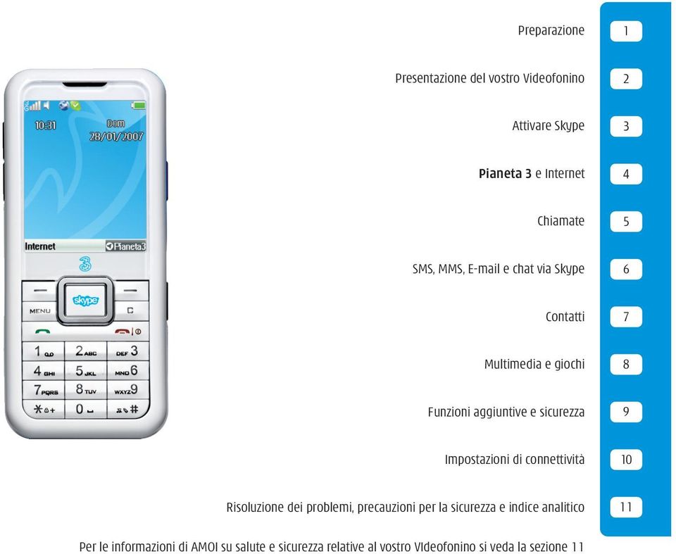 Impostazioni di connettività 10 Risoluzione dei problemi, precauzioni per la sicurezza e indice