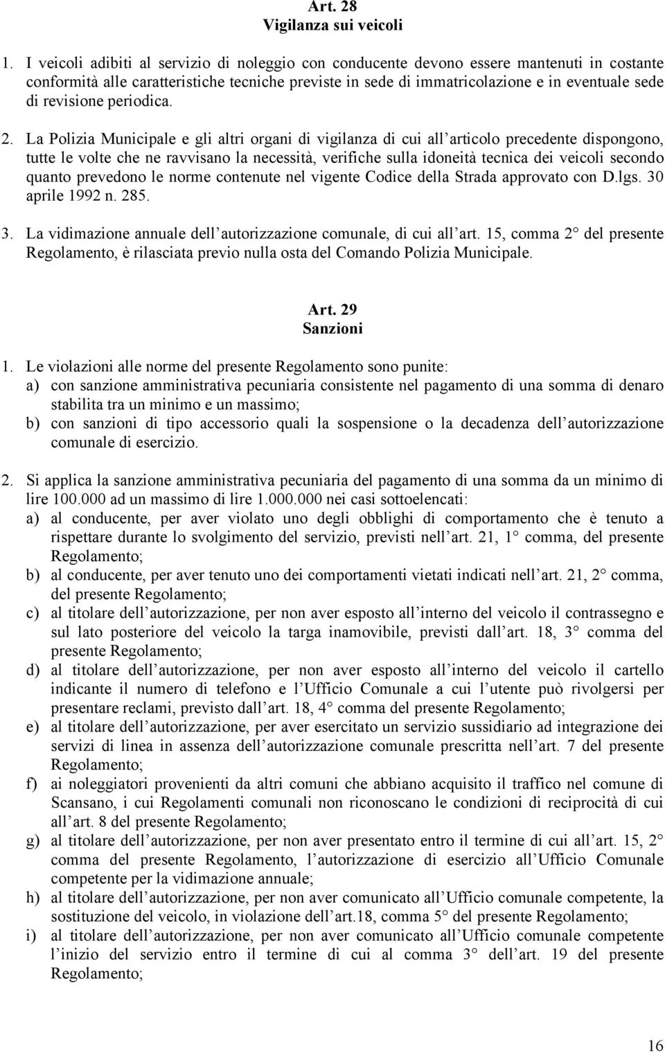 revisione periodica. 2.