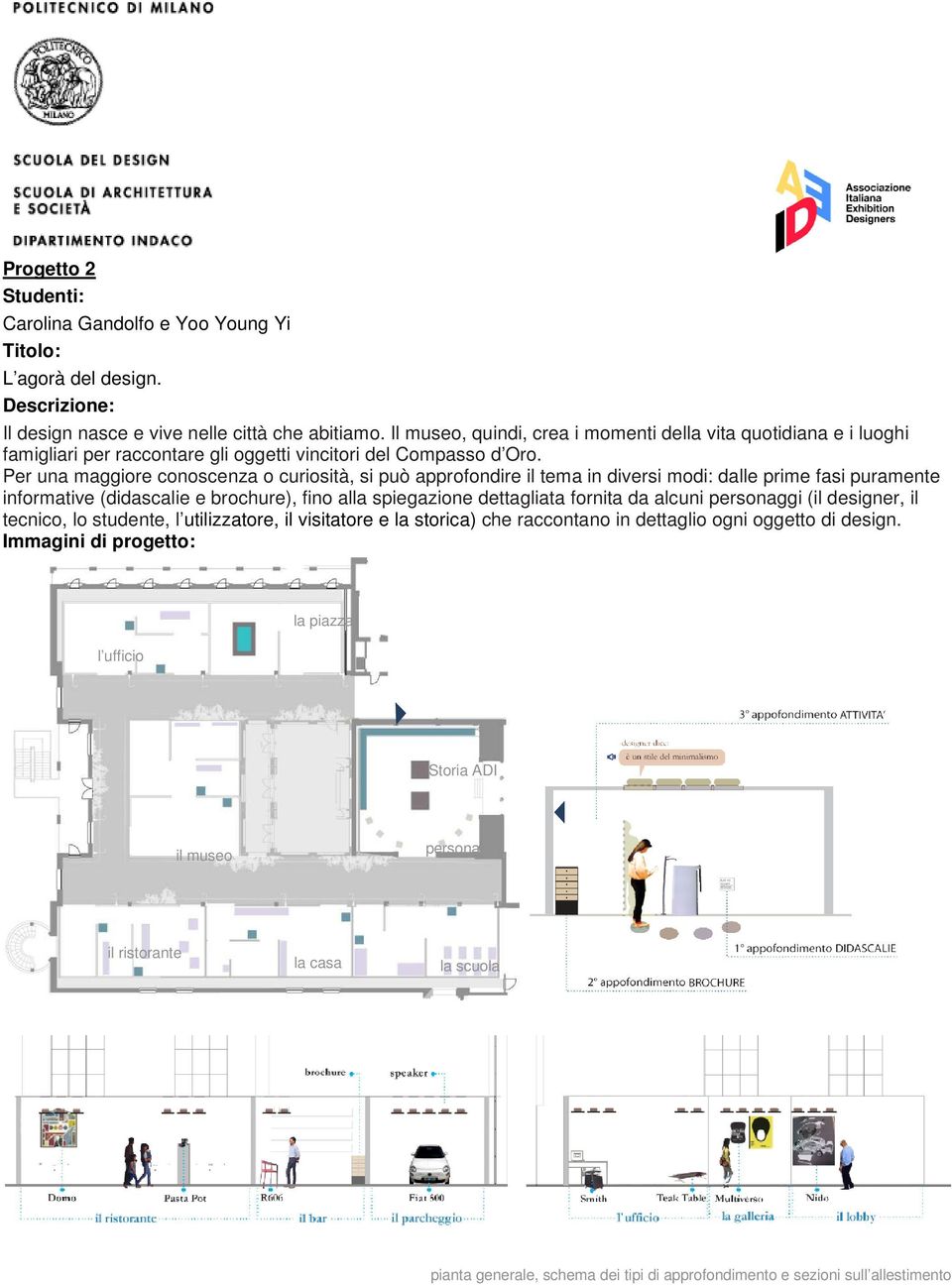 Per una maggiore conoscenza o curiosità, si può approfondire il tema in diversi modi: dalle prime fasi puramente informative (didascalie e brochure), fino alla spiegazione dettagliata fornita da