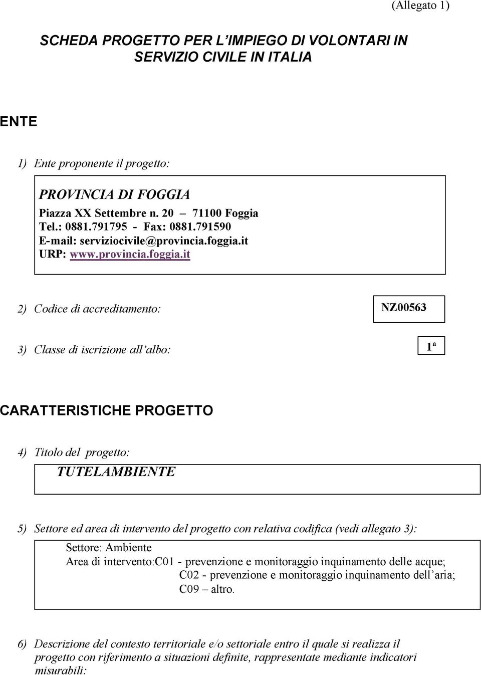 it URP: www.provincia.foggia.