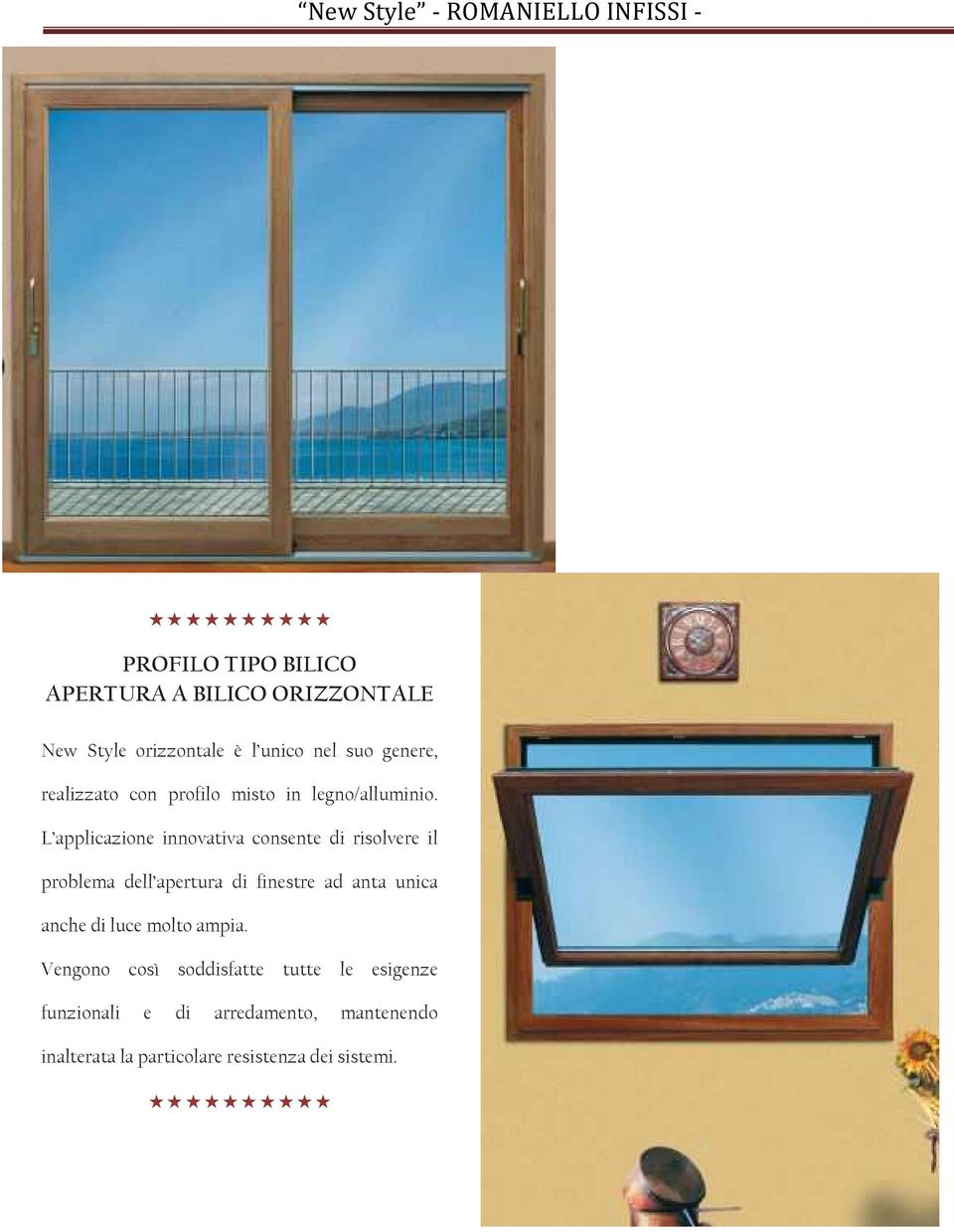 L applicazione innovativa consente di risolvere il problema dell apertura di finestre ad anta unica