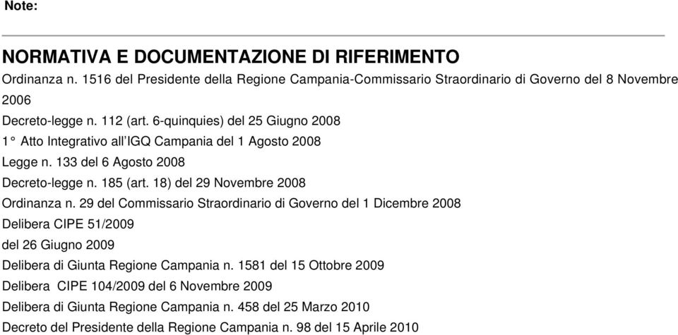 18) del 29 Novembre 2008 Ordinanza n.