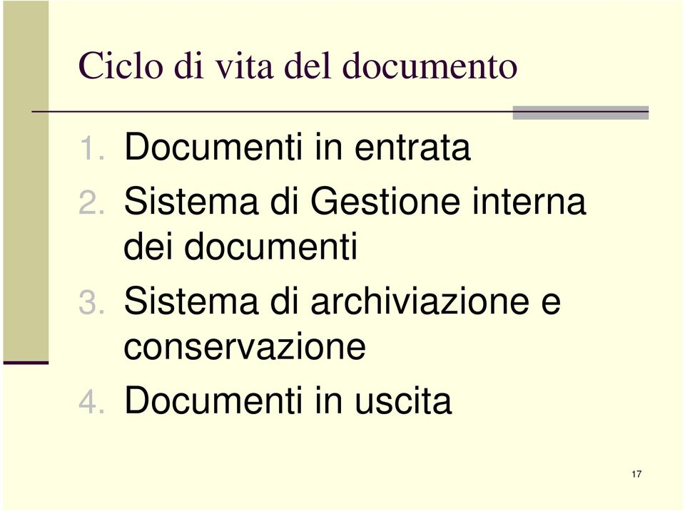 Sistema di Gestione interna dei documenti