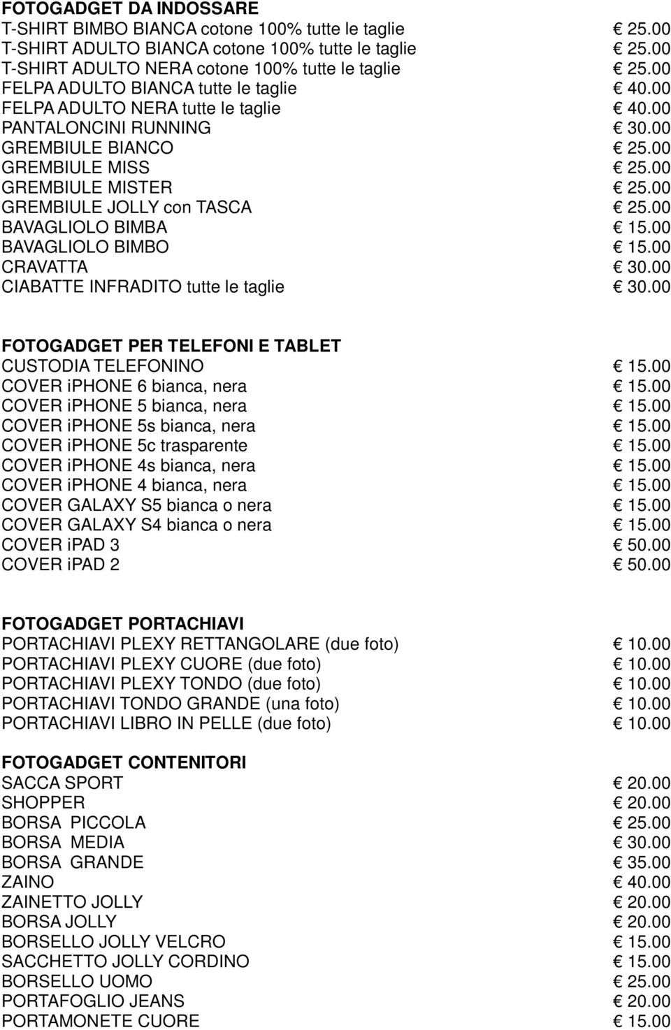 00 GREMBIULE JOLLY con TASCA 25.