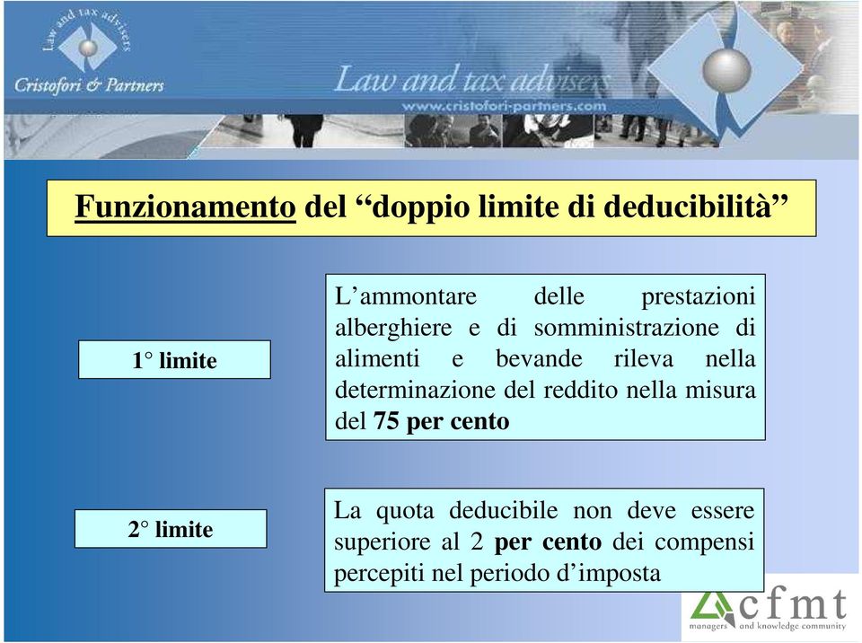 determinazione del reddito nella misura del 75 per cento 2 limite La quota