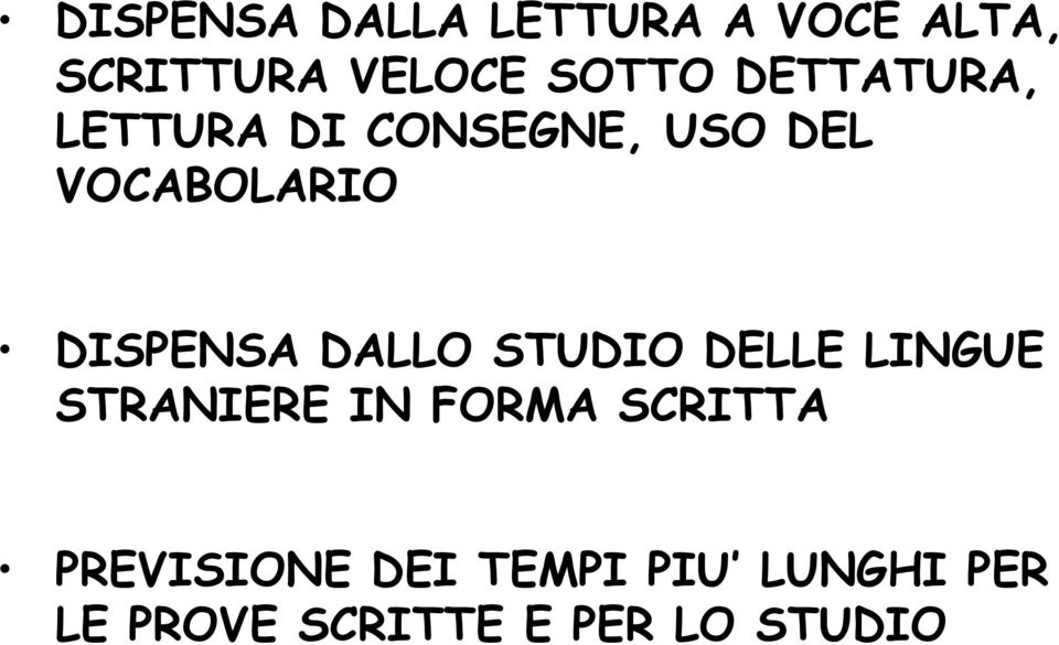 DALLO STUDIO DELLE LINGUE STRANIERE IN FORMA SCRITTA