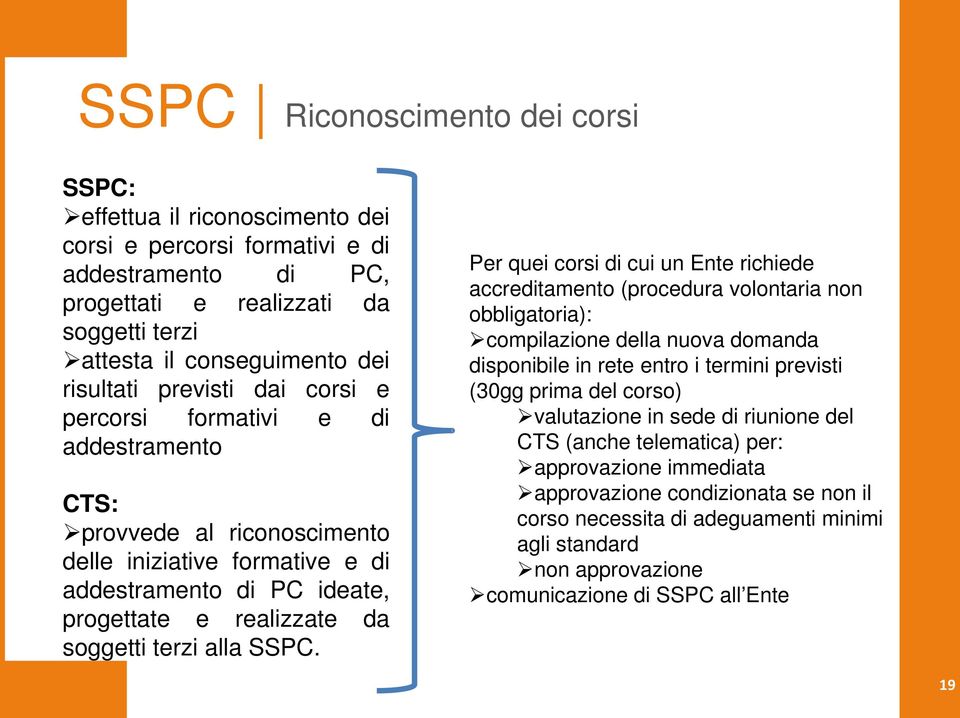 terzi alla SSPC.