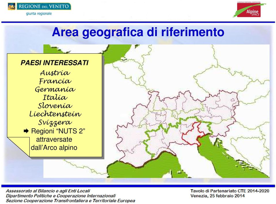 Slovenia Liechtenstein Svizzera Regioni NUTS