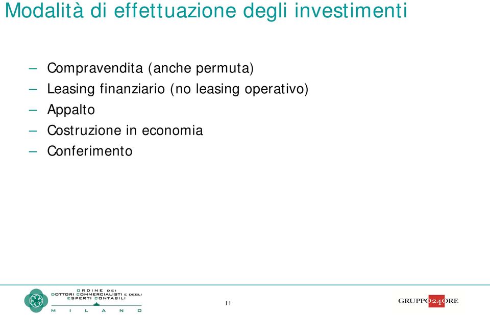 permuta) Leasing finanziario (no leasing