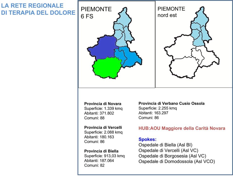 163 Comuni: 86 Provincia di Biella Superficie: 913,03 kmq Abitanti: 187.