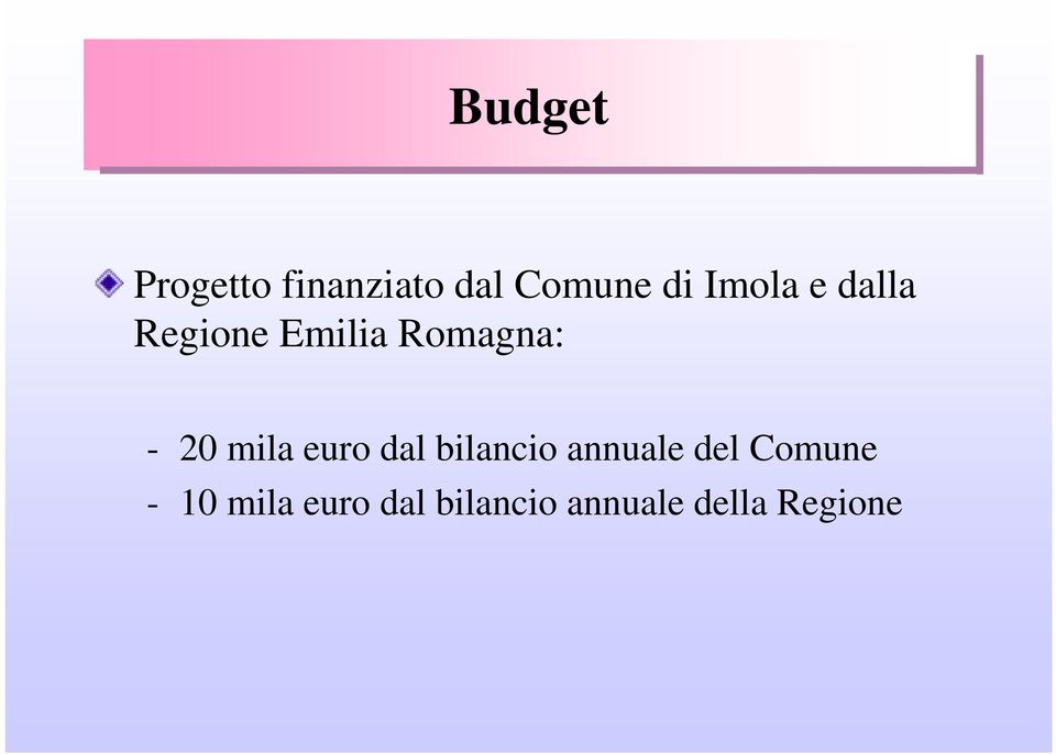 mila euro dal bilancio annuale del Comune -