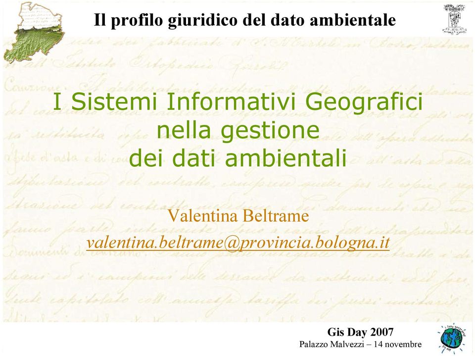 dati ambientali Valentina