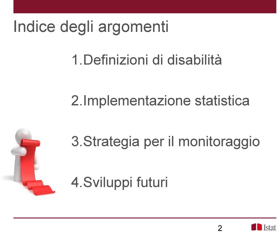 Implementazione statistica 3.