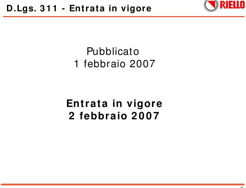 vigore Pubblicato 1