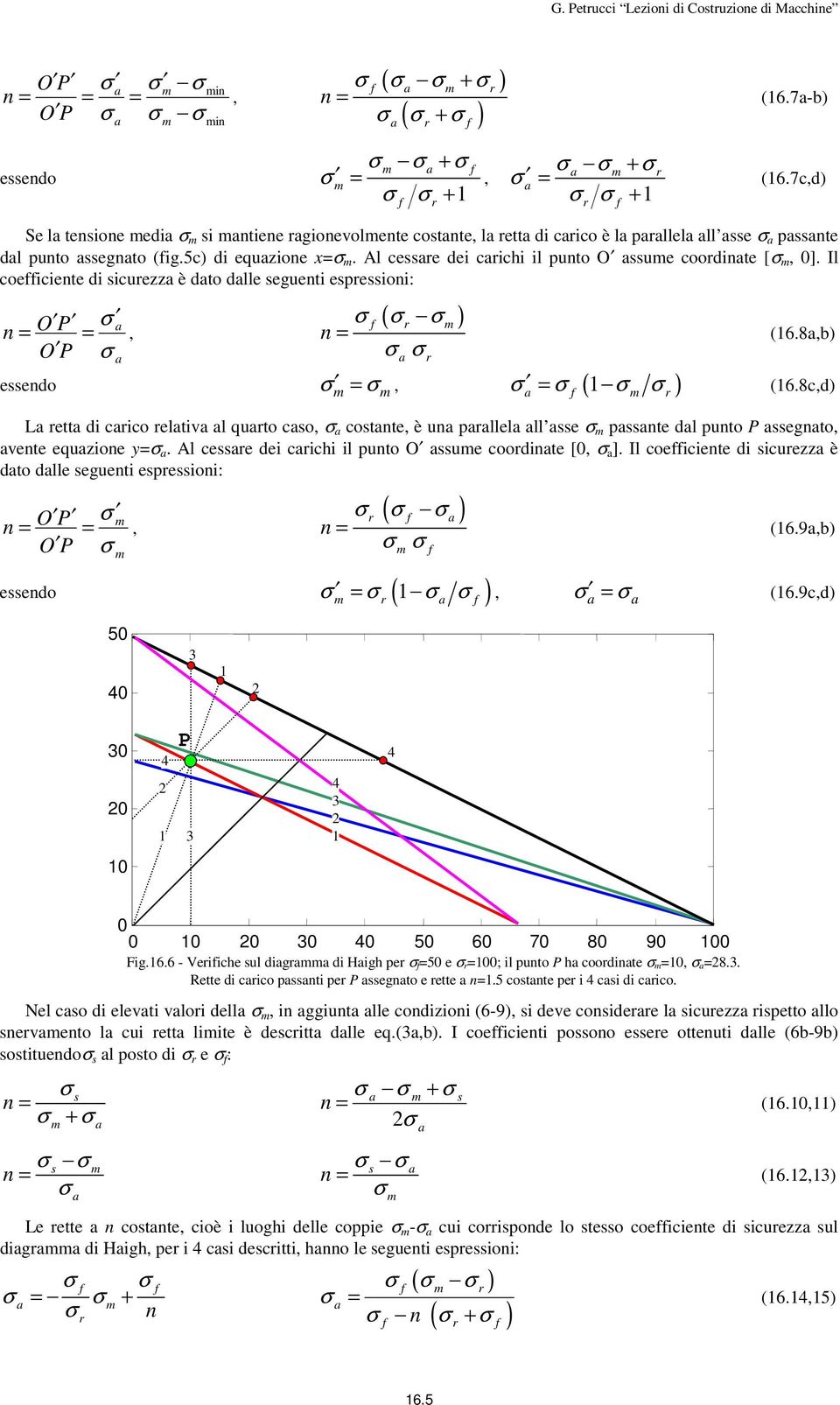 8c,d), ( ) L ett di cico eltiv l quto co, cotte, è u pllel ll e pte dl puto egto, vete equzioe y. Al cee dei cichi il puto ue coodite [0, ].