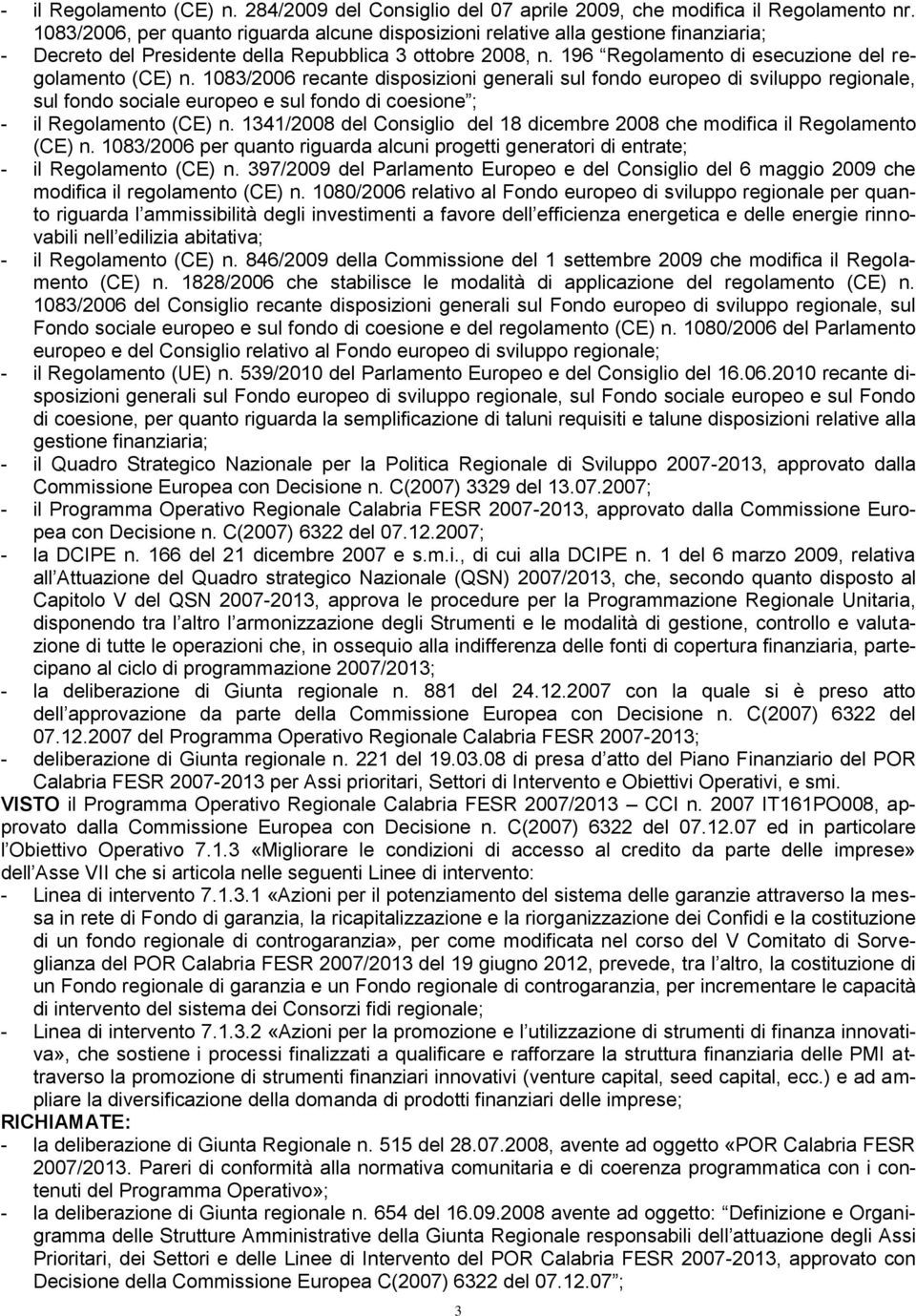 196 Regolamento di esecuzione del regolamento (CE) n.