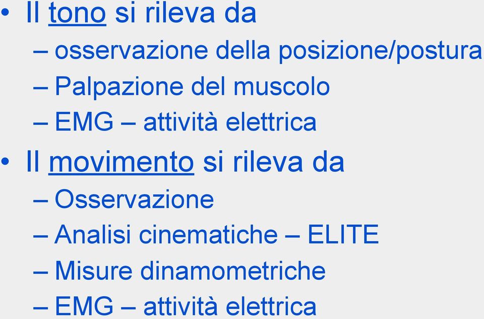 elettrica Il movimento si rileva da Osservazione