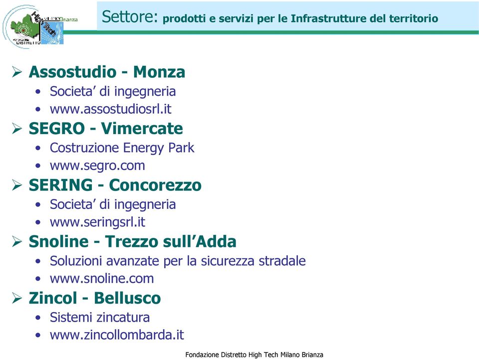 com SERING - Concorezzo Societa di ingegneria www.seringsrl.