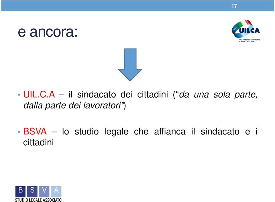 sola parte, dalla parte dei lavoratori