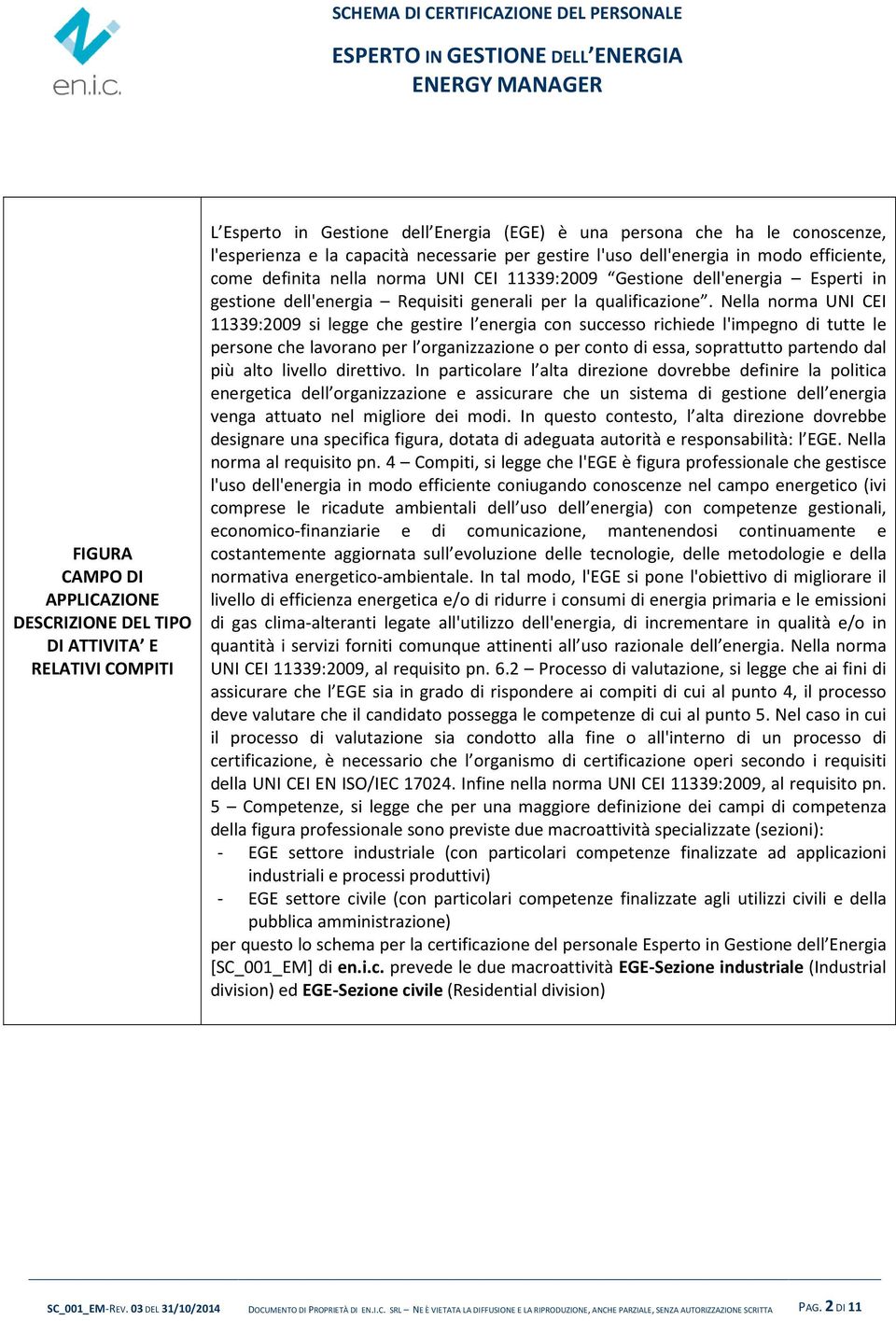 Nella norma UNI CEI 11339:2009 si legge che gestire l energia con successo richiede l'impegno di tutte le persone che lavorano per l organizzazione o per conto di essa, soprattutto partendo dal più