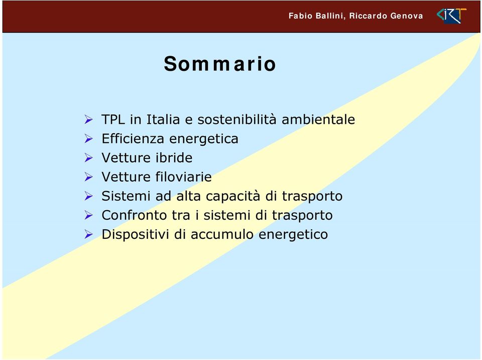 filoviarie Sistemi ad alta capacità di trasporto