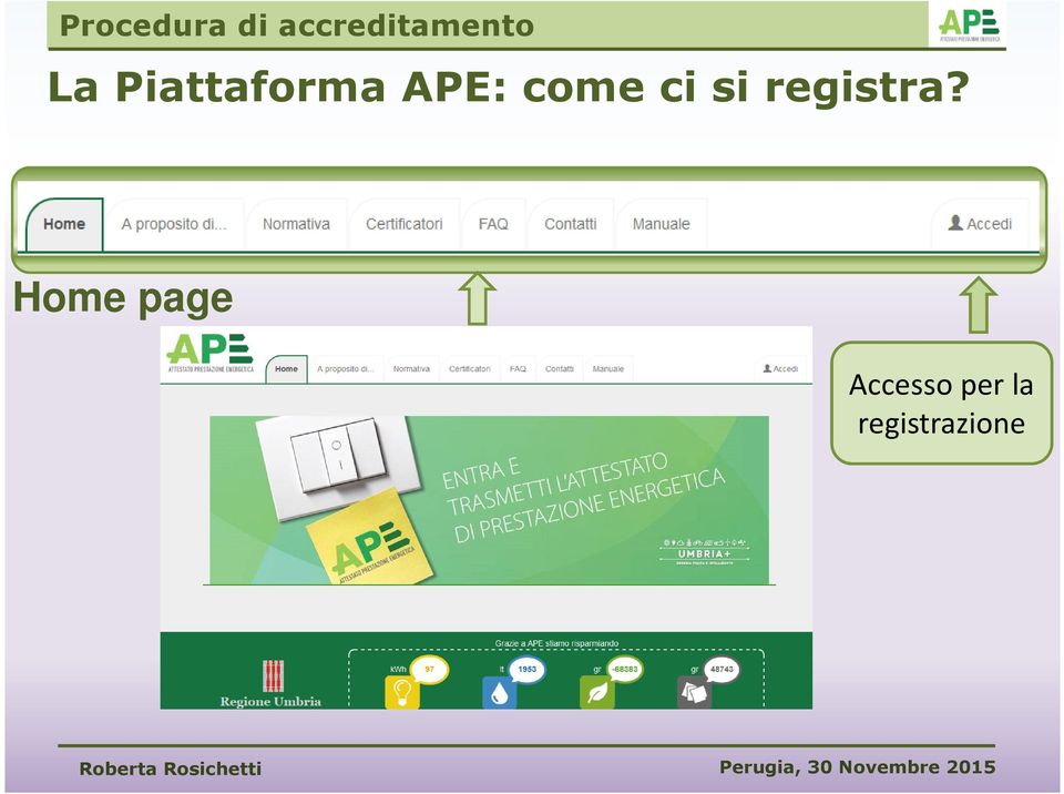 Piattaforma APE: come ci